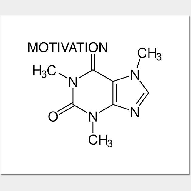 caffeine motivation Wall Art by pholange